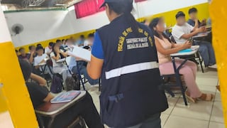 Piura: Fiscalía y Defensa Civil inspeccionan academias preuniversitarias