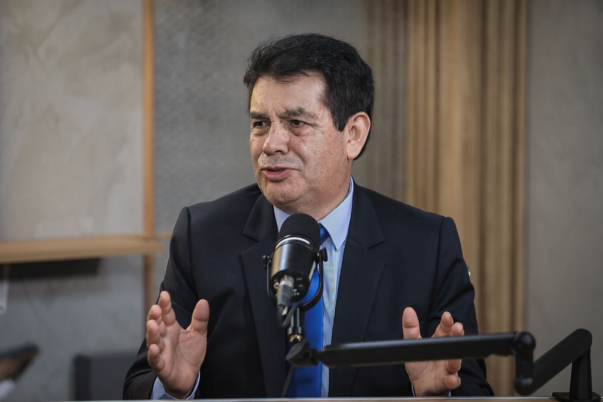 Tomás Gálvez, fiscal de la Nación interino, en "Siempre a las ocho con Milagros Leiva", habló sobre la desactivación de los equipos especiales. (fotos: Joel Alonzo/ @photo.gec)