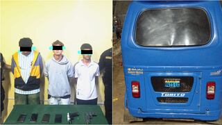 Chincha: adolescentes iban en mototaxi y robaban con réplicas de pistola