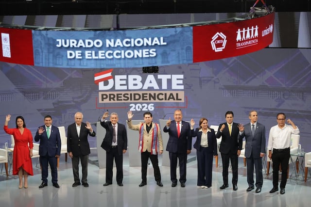 El lado B del quinto día de debate presidencial 2026 (Fotos: GEC)