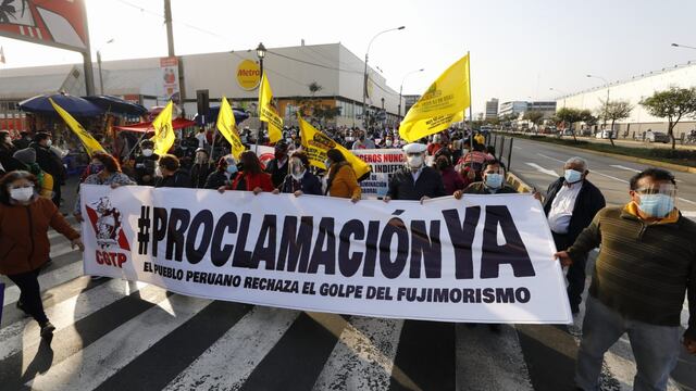 Metropolitano y Corredor Morado desvían su recorrido ante manifestaciones en el Centro de Lima