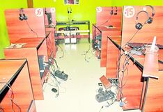 Huancayo: Roban equipos de un Internet Lan Center valorizados en más de s/100 mil
