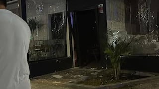 Trujillo: Dinamitan mueblería M20 en la urbanización El Golf