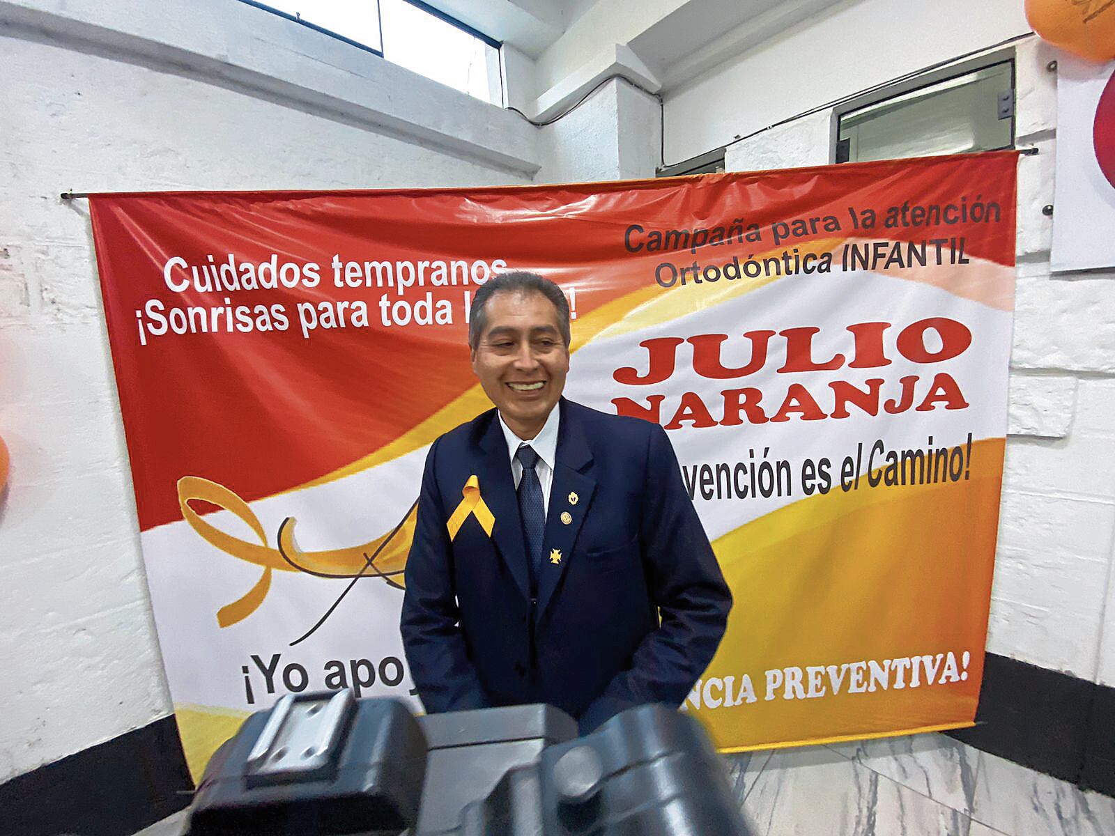 Luis Delgado Valdivia, presidente ONG Sonrisas Arequipeñas. Foto: GEC.