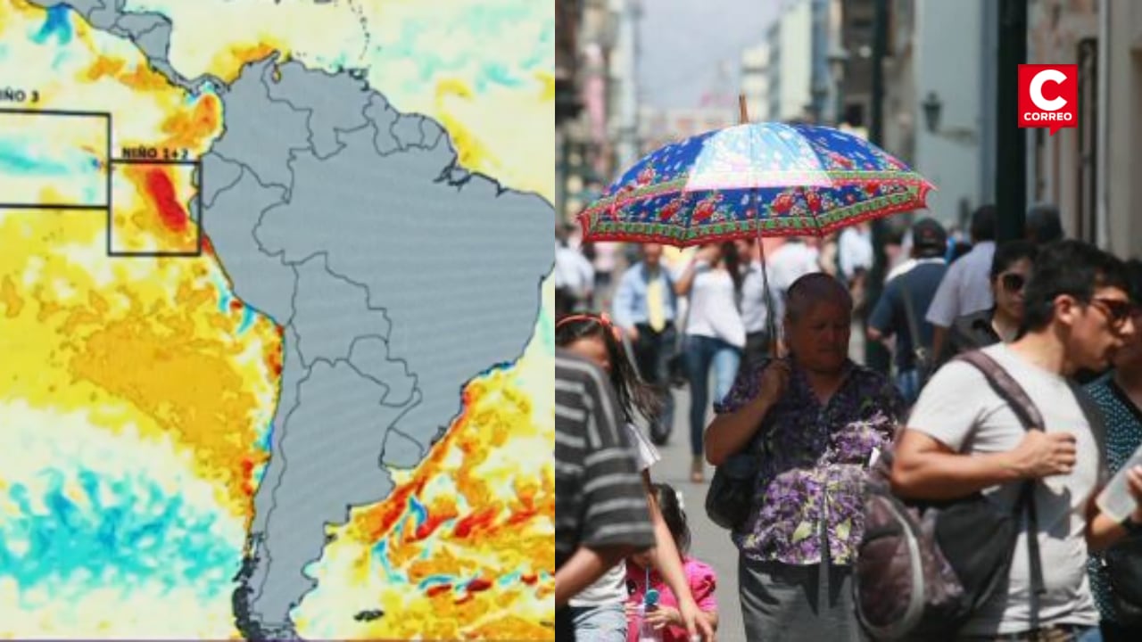 Especialista indicó que en un eventual caso de un Niño global implicaría un incremento de temperaturas en la costa norte y central del país. (Foto: Composición Correo - captura Canal N)