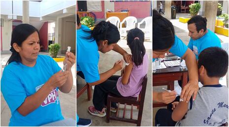 Inicia campaña de vacunación contra el VPH en instituciones educativas de Ica