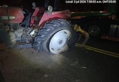 Choque entre tractor y tráiler deja un herido en la Panamericana Sur, en el túnel de Vítor