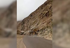 Arequipa: Deslizamientos de rocas bloquean la vía Ocoña-Iquipí y afectan a cientos de pobladores (VIDEO)