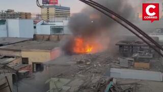 Incendio en el Cercado de Lima deja a dos menores con quemaduras graves