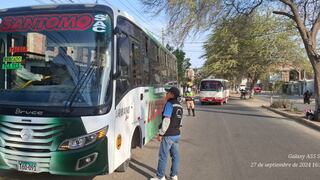 Piura: Intervienen ómnibus de la empresa de transportes Santomo por utilizar rutas no asignadas