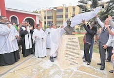 Trujillo: Busto del papa León XIV fue develado en parroquia que fundó (FOTOS)