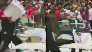 Callao: Malos "hinchas" causan destrozos en Centro Comercial tras eliminación de Perú (FOTOS y VIDEO)