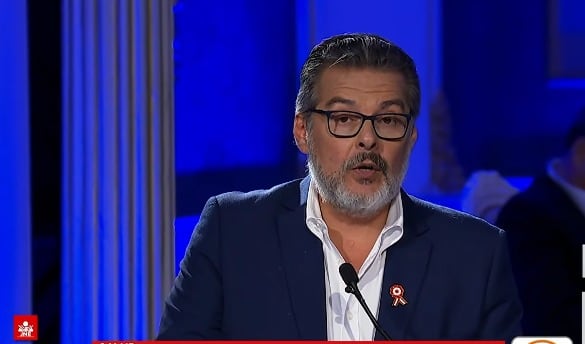 José Recoba Martínez, miembro del equipo técnico de Fuerza Popular. Foto: Captura de pantalla.