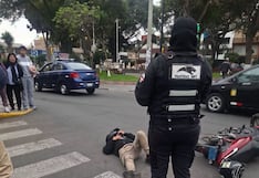 Tacna: Motociclista resulta herido en colisión con una carroza de empresa funeraria