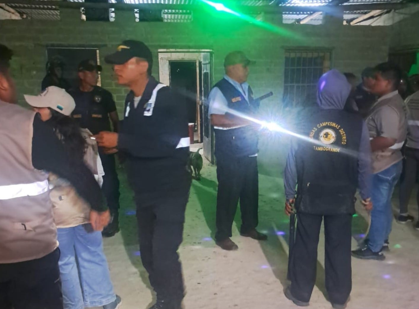 Intervención a presunto prostíbulo en Tambogrande