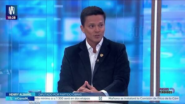 Albañil es el nuevo representante de Obras en la Comisión de Ética (Imagen: Captura canal N)