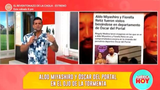Christian Domínguez dice que Aldo Miyashiro y Óscar del Portal deben “afrontar las consecuencias” tras ampay