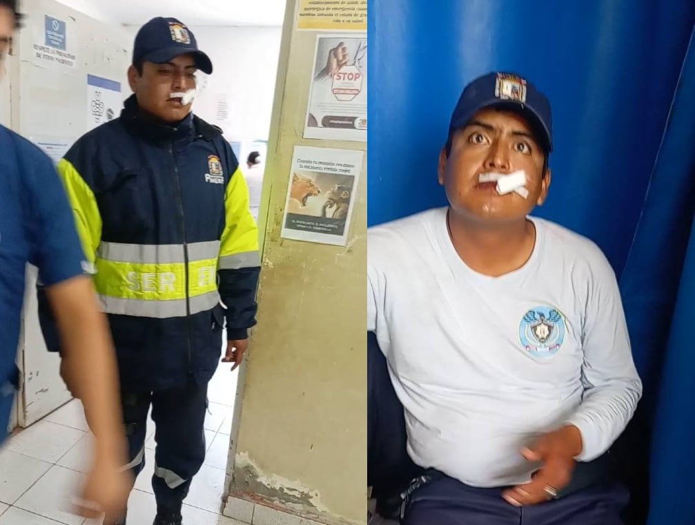 Trabajador edil denunció grave agresión.