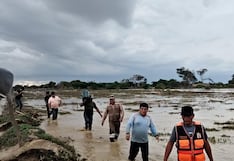 Lambayeque: desborde del río La Leche afecta a 98 familias en Mórrope