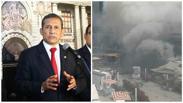 Incendio en Larcomar: Norma que flexibilizó inspección en centro comerciales fue firmada por Ollanta Humala