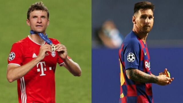 Barcelona: Thomas Müller lamentó que los azulgranas perdieran a Lionel Messi