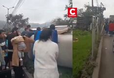 Independencia: ATU multa a dueño de “combi pirata” que despistó en concurrida avenida Chinchaysuyo