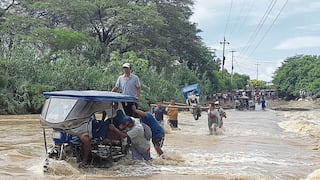 Los pobladores de 30 caseríos están aislados en Piura