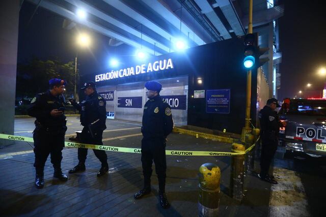 Atentado en estación Caja de Agua del Metro de Lima