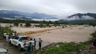 Piura: Diez mil pobladores de la sierra están aislados por las fuertes lluvias