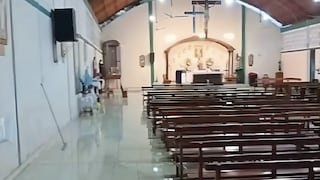 Lluvias inundan la iglesia en la que trabajó el papa en Piura