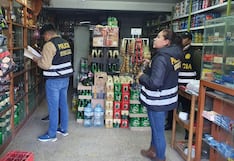 Incautan licores y cigarrillos ‘bamba’ que eran vendidos a turistas en Cusco (FOTOS)