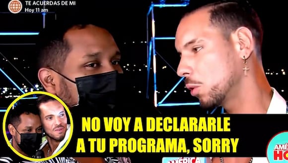 Anthony Aranda chotea cámaras de América Hoy