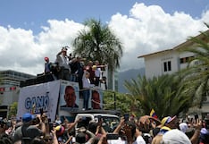 Venezuela: María Corina Machado presente en la concentración contra Nicolás Maduro en Caracas