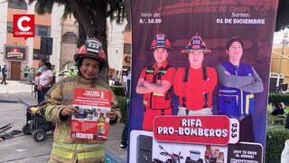 Bomberos de Paucarpata buscan renovar máquinas de hace 50 años con rifa, en Arequipa