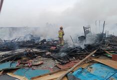 Pisco: fuego arrasa con siete casas en el asentamiento keiko Sofía, en San Andrés