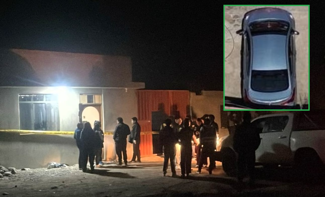 Policías armados entraron al predio de Av. Collpa, previamente con un dron visualizaron vehículos en su interior