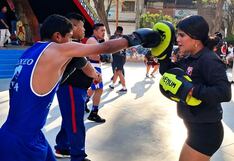 Pugilistas hicieron exhibición por aniversario de Piura