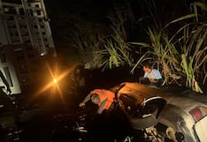 La Libertad: Auto se despista y termina en medio de sembríos en Virú