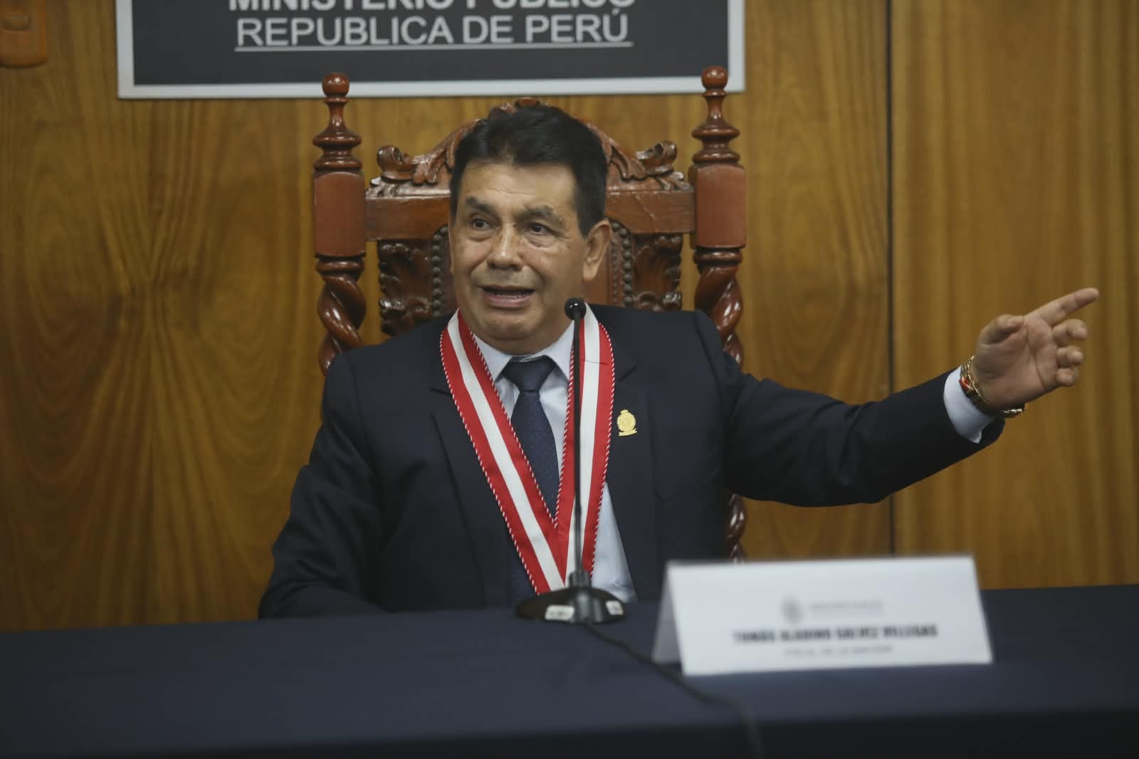 Tomás Gálvez afirmó que la norma vigente tiene más de 45 años y señaló que una reforma permitiría fortalecer la lucha contra el crimen organizado y la corrupción. Fotos: Diana Marcelo/ @photo.gec