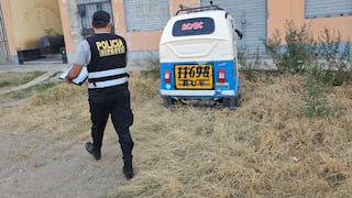 Huánuco: policías recuperan en tiempo récord un trimóvil
