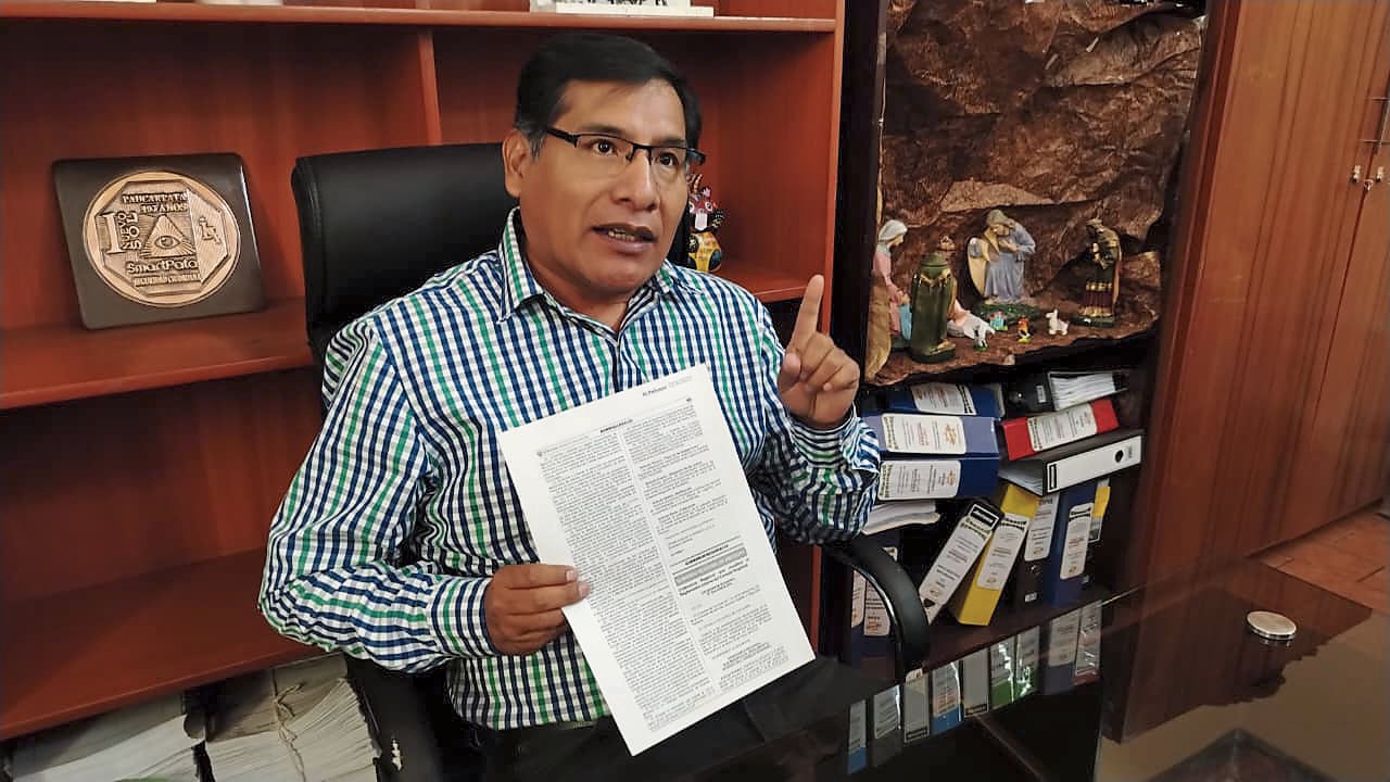 Consejero regional de Arequipa, César Huamantuma. Foto: GEC.