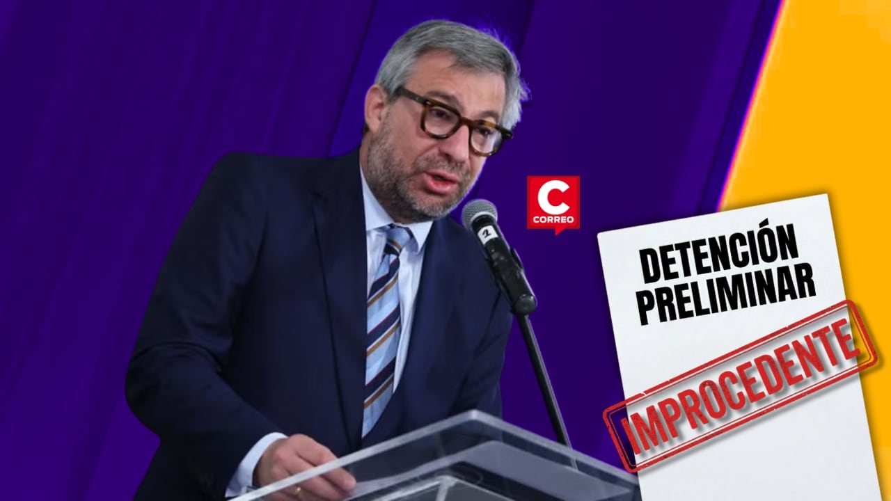 Abogado de Piero Corvetto asegura que Poder Judicial no autorizó la detención preliminar del exjefe de la ONPE. Composición: Diario Correo.