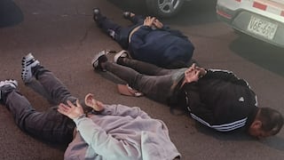 Detienen a tres varones como sospechosos de robar a dos mujeres en Arequipa (VIDEO)