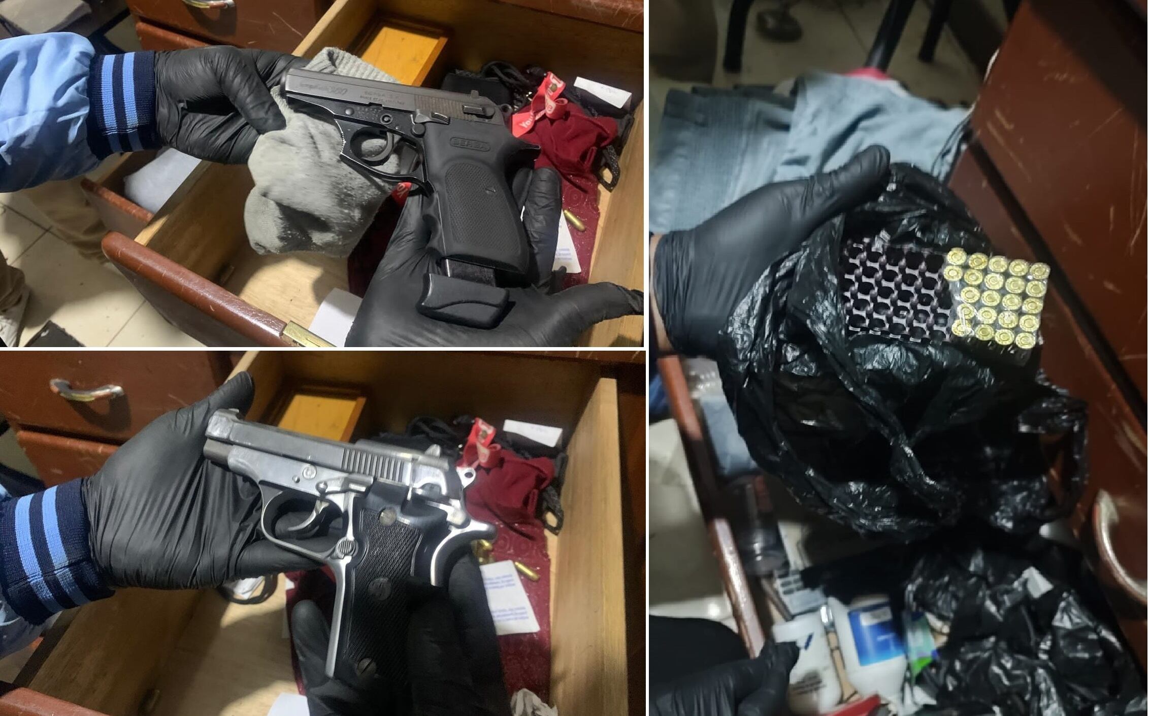 Operativo en casa del Cercado por agentes del Grupo Terna