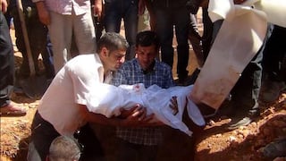 Triste entierro del niño sirio Aylan junto a su hermano y su madre