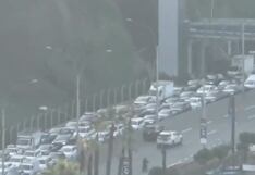 Caos vehicular en la Costa Verde por cierre de la Bajada de Armendáriz