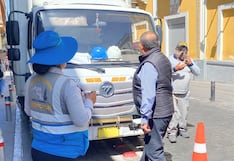 Cercado de Arequipa: Nueve vehículos de carga son internados en el depósito