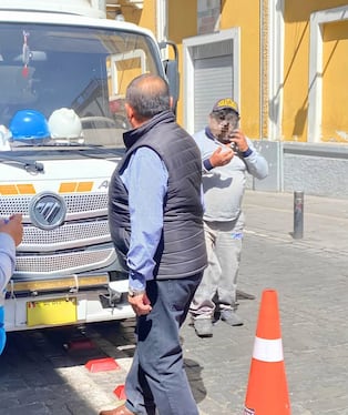 Vehículos de carga llevados al depósito municipal de Arequipa. Foto: Municipalidad Provincial de Arequipa.