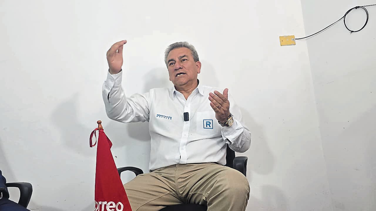 Candidato de Renovación Popular a la alcaldía de Yanahuara, Henry Arista. (Foto: Omar Cruz/@photo.gec)