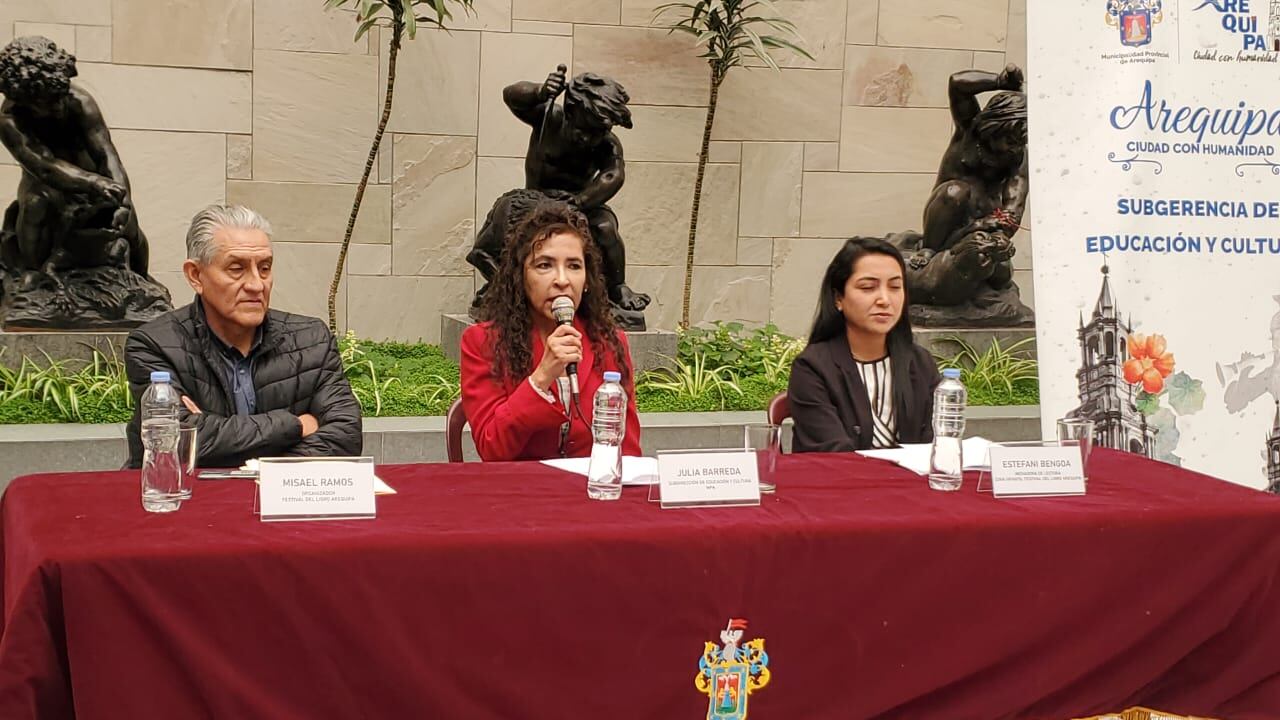 Presentaron Feria del Libro en Arequipa. Foto: GEC.